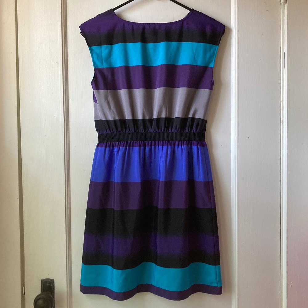 Ann Taylor LOFT Petites sleeveless striped dress
